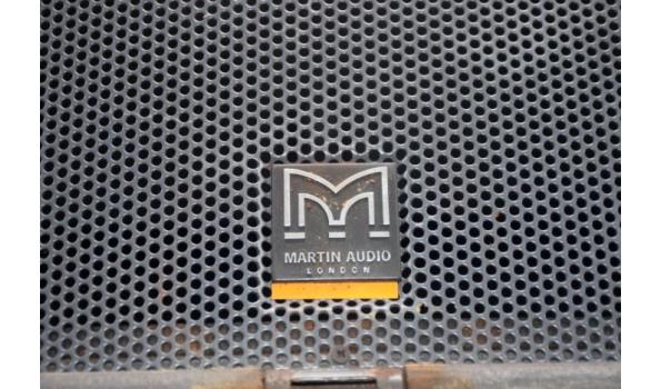 grote speaker in case MARTIN AUDIO afm 106x57x95cm, werking niet gekend